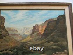 Dawes Clarke 36 Large Grand Canyon Painting American Desert Mountain Landscape