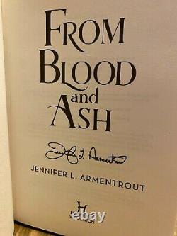 De Blood And Ash Fairyloot Deluxe Set- Signé Numériquement Jennifer L Armentrout