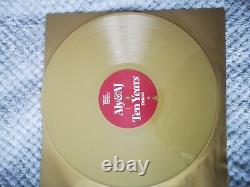 Dédicacé dix ans (vinyle doré de luxe) - signé par Aly & AJ