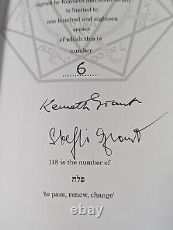 (Deluxe) LE RENOUVEAU MAGIQUE par Kenneth Grant RARE OCCULT Signé No. 6/118
