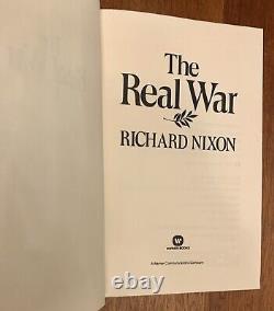 Deux Real War Président Richard Nixon Signé Autographié Premier Ed, Livres 2 Copies