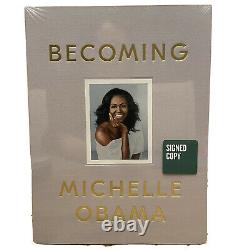 Devenir Par Michelle Obama Deluxe Edition Signée Couverture Rigide Seled New