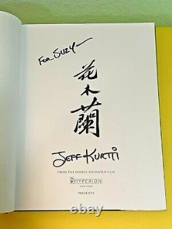 Disney Editions Deluxe L'art Du Livre Mulan De Jeff Kurtti Comme Nouveau Signé