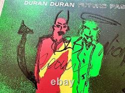 Duran Duran SIGNÉ Future Past DELUXE VINYLE ROUGE LP Nouveau AUTOGRAF avec DESSINS