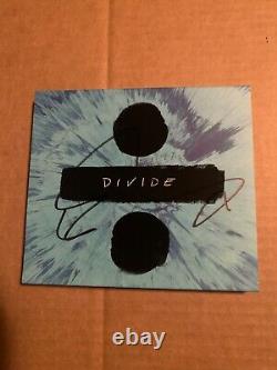 ED SHEERAN ÷ Diviser Édition CD Album de luxe SIGNÉE AUTOGRAPHIÉE RARE