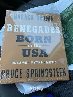 Edition De Luxe Signée Barack Obama Bruce Springsteen Renegades En Main