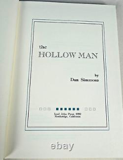 Édition limitée signée Hollow Man de Dan Simmons 1992 1ère édition reliée, R de 26
