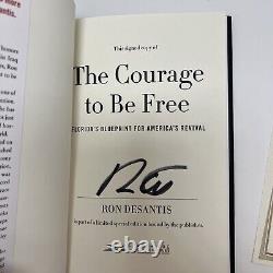 Ensemble de collection de luxe signé et numéroté par Ron DeSantis /5600 Le Courage d'être libre