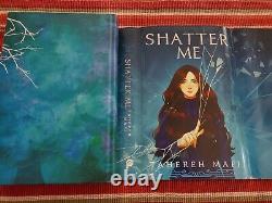 Ensemble de luxe 'Shatter Me' Tomes 1-3 par Tahereh Mafi - ÉDITION SIGNÉE EXCLUSIVE FAIRYLOOT