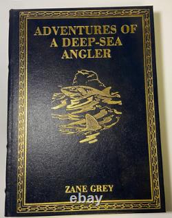 Ensemble de pêche de luxe Zane Grey en 10 volumes, SIGNÉ par Loren Grey #669/2500 + Facture