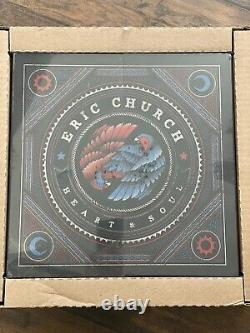 Éric Church Heart & Soul Deluxe Box Set Autographed Seeled Seulement 500 Made