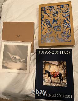 Esao Andrews Poisonous Birds Book Deluxe Edition Slipcase Print Signé /300 #'d