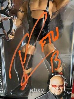 Figurine de catch TAZZ signée et autographiée WWE WWF Deluxe Aggression ECW TAZ AEW