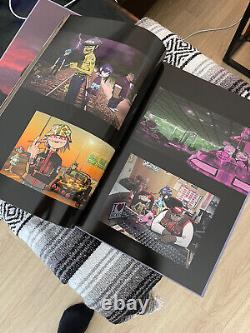Gorillaz Almanac Super Deluxe 1/200 Avec La Carte D'art Signée Jamie Hewlett + Plus