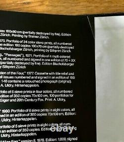H. R. Giger Necronomicon I & II Deluxe Signé Et Numéroté 182/666 Bound En Cuir