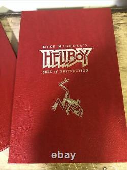 Hellboy Seed Of Destruction Deluxe Edition Signé Mike Mignola Numéroté 332/1000