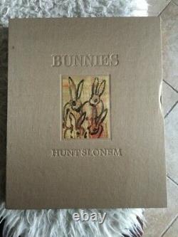 Hunt Slonem, Bunnies, C'est Ed. Livre D'art Et De Table Basse Signé Deluxe