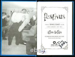 Jerry Stiller Signé Festivus Hc 1st Ed Psa/dna Autographé Seinfeld Vacances Nouveau
