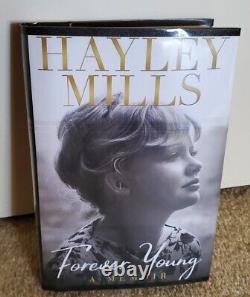 Jeunesse éternelle SIGNÉ par Hayley Mills Première édition NEUVE avec couverture Mylar du DJ