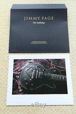 Jimmy Page Signe L'anthologie Deluxe Copie 21/350 Genesis Publications Led Zep