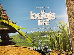 John Lasseter & Andrew Stanton Signé Un Bug's Life Book Disney Pixar Le
