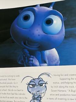 John Lasseter & Andrew Stanton Signé Un Bug's Life Book Disney Pixar Le