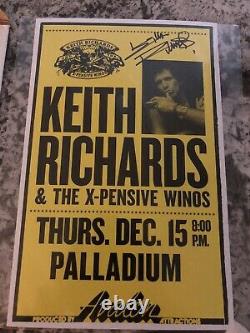 Keith Richards Live At The Hollywood Palladium Super Deluxe Box Set Signé