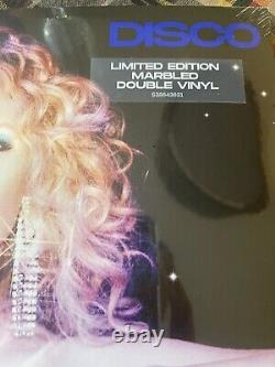 Kylie Minogue Disco Deluxe Marbled Limited Double Vinyl Lp Signé CD Autographié