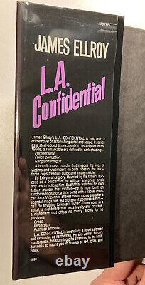 L. A. Confidential James Ellroy ÉDITION ORIGINALE Signée 1ère Impression Couverture Rigide Comme Neuf