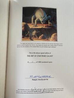 L'Art de Star Wars La Galaxie (1994) Édition de Luxe Signée 6/1000 Topps SW