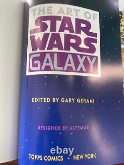 L'Art de Star Wars La Galaxie (1994) Édition de Luxe Signée 6/1000 Topps SW