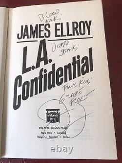 L. Confidentiel Par James Ellroy Signé Et Inscribé 1ère Édition 1ère Imprimer