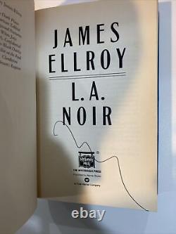 L.a. Noir De James Ellroy (2000, Couverture Rigide) Signé Première Édition 1ère Impression