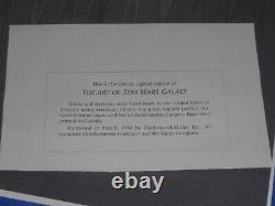 L'art De Star Wars Galaxy Ltd Ed Hc Book Withcase Deluxe Signed Ed /1000 Amazing