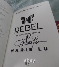 La Légende De Fairyloot Marie Lu Signé À La Main- Ya Ensemble De Livre Collector 4