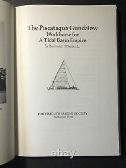 La Piscataqua Gundalow De Richard Winslow III Signed Limited Deluxe Edition Hc