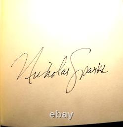 Le Cahier De Nicholas Sparks (1996) Sc. J'ai Un Dj. Première Impression. Signé. Près De La Fin