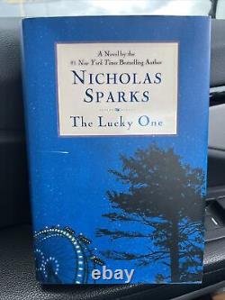 Le Lucky One De Nicholas Sparks Signé 2008 Couverture Rigide 1ère Édition Autographié