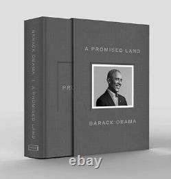 Le Président Barack Obama A Signé Un Livre En Main De L'édition Deluxe Scellée