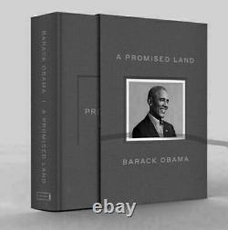 Le Président Barack Obama A Signé Un Livre Promis Land Sealed Deluxe Edition À La Main
