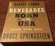 Le Président Barack Obama Bruce Springsteen A Signé Le Livre Renegades Deluxe Ed In Hand