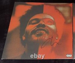 Le Weeknd Après les heures 2LP Édition Limitée Autographiée Vinyles de Luxe Signés Collectors