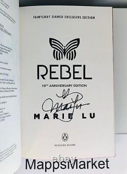 Légende, Prodige, Championne Et Rebel Signée Par Marie Lu Fairyloot Deluxe Set