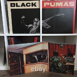 Les Black Pumas - Éponyme - Double Vinyle Signé + 7 Vinyles de Luxe Doré et Noir/Rouge Marbré