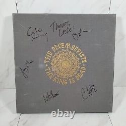 Les Decemberists The King Is Dead Deluxe Box Set Full Band Autographed