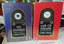 Les Diviners Deluxe Set Libba Bray Fairyloot Signé 4 Livres + Arc