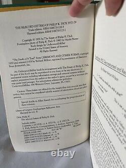 Les Lettres Choisies De Philip K. Dick 1977-1979, Vol. 5, 1st & Ltd Ed, 1/250