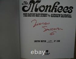 Les Monkees Day By Day Story Edition Deluxe Andrew Sandoval A Signé #1140 Hc Book
