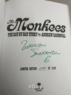 Les Monkees Jour Par Jour Story Edition Deluxe Par Andrew Sandoval Signé #1024/1200