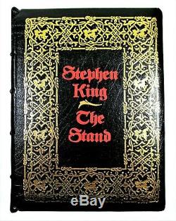 Limitée Signe Ed Le Fléau De Stephen King 1990 Box Deluxe First Cuir Lié